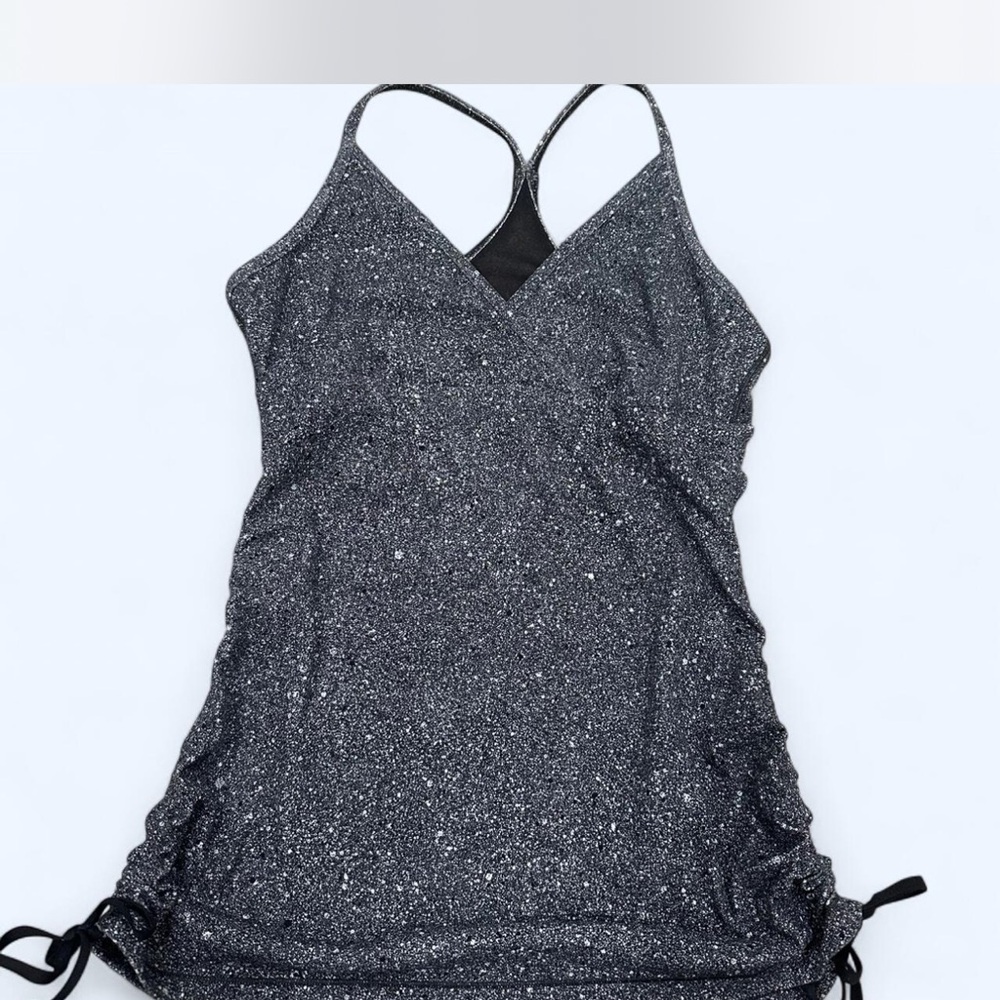 Lululemon Sparkly Black Sleeveless Dress